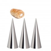 Конусы для пироженых набор из 3шт+мешок для крема КП000306 /50/ Конусы для пироженых набор из 3шт+мешок для крема КП000306 /50/