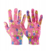 Перчатка нейлоновая с рисунком, цвета в ассортименте 2024 /12/ П Перчатка нейлоновая с рисунком, цвета в ассортименте 2024 /12/ П