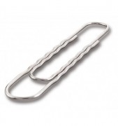 Набор скрепок больших на блистаре Набор скрепок больших на блистаре