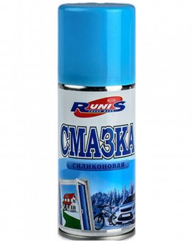 Смазка силиконовая  RUNIS  метал.баллон 140 мл (аэрозоль)/36/