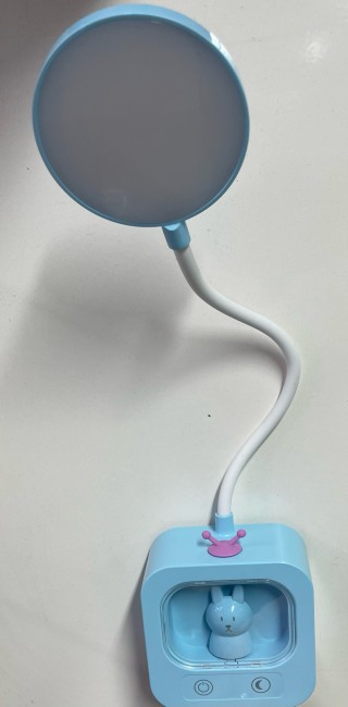 Uniel TLI-204 св-к настольный на основании  60W E27 метал+пластик белый  ,без упак