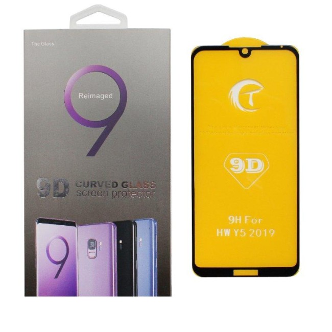 Защитное стекло Huawei Y5 (2019) 9D черные