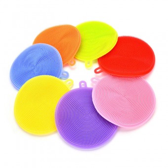 Губка силиконовая для мытья посуды П