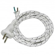 Шнур сетевой для утюга с вилкой б/з, 1,8м.(Рыбинск)/200/