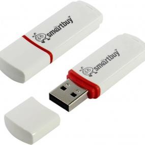 USB накопитель 32 GB Smart Buy Crown Series White