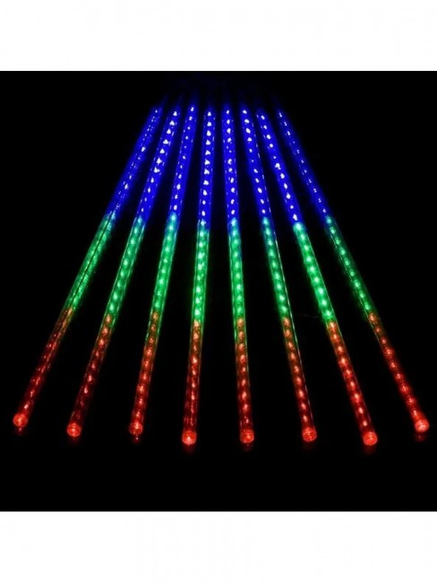 Гирлянда  сосульки ЦВЕТНАЯ 80см /арт11231/ (41)