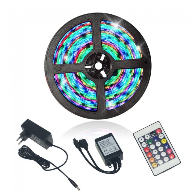 Набор ветодиодная лента 2835 RGB  60 LED  5м IP 20