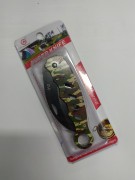 Нож складной   метал  хаки с темнным лезвием  312 Н