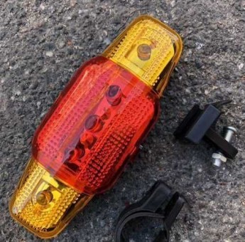 Фонарь велосипедный задний HY158 С 17-72 /240/