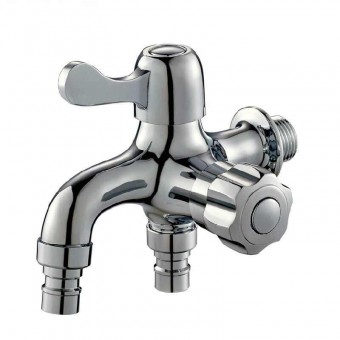 Кран для раковыны,хол. вода 3х-ходовой  D168