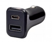 Переходник АЗУ 1 USB + Type C JHY-03 Переходник АЗУ 1 USB + Type C JHY-03