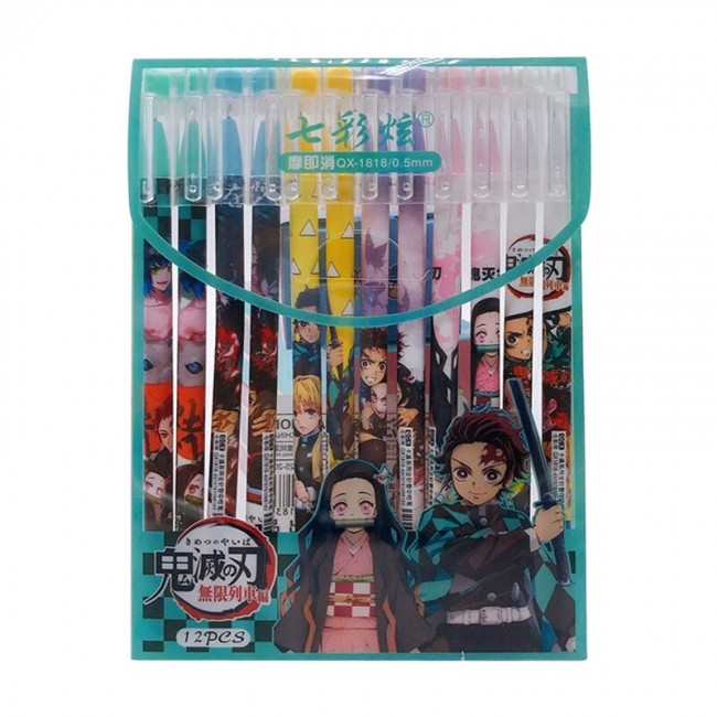 Ручка гелевая Аниме в ассортименте /12/144/ продажа кратно 12 шт QX-1813