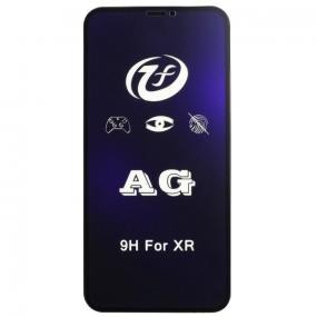 Защитное стекло Iphone 11/XR с рамкой матовое антиблик Full Glue без упаковки