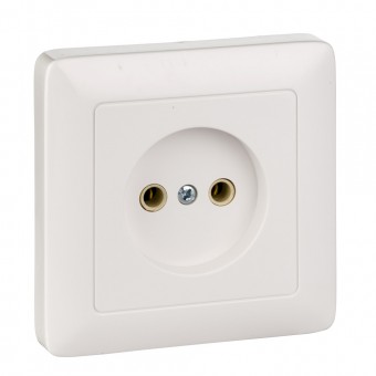 Розетка  для  скрытой установки одноместная б/з  16А РС16-002