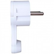 Вилка невидимка Ecola "За шкаф" 16А 250В (земля,плоская белая) 673291 Вилка невидимка Ecola "За шкаф" 16А 250В (земля,плоская белая) 673291