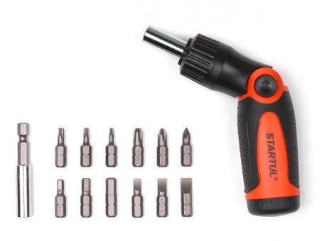 Набор бит 6шт + отвертка 3положения  SDY-94108