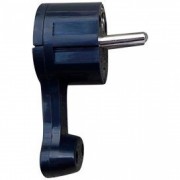 Вилка невидимка Ecola "За шкаф" 16А 250В (земля,плоская черная)   673292 /10/ Вилка невидимка Ecola "За шкаф" 16А 250В (земля,плоская черная)   673292 /10/