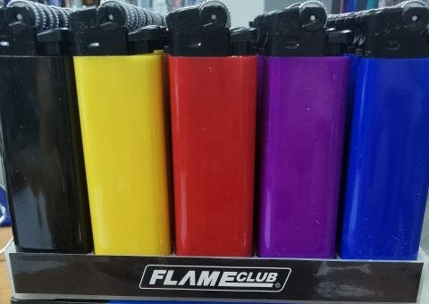 Зажигалка механика 5цветов /продажа кратно 50шт/ /50/