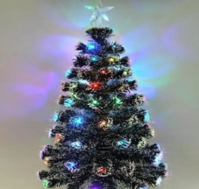 Елочка исскутсвенная светящая на подставке 60см