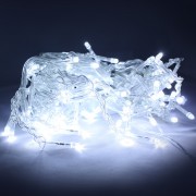 Гирлянда холодный свет нить черный провод  в тубе 8 режимов 7м 100L Гирлянда холодный свет нить черный провод  в тубе 8 режимов 7м 100L