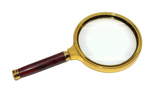 Лупа Magnifier золот. M90-1мм в коричневой коробке  108