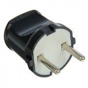 Электровилка UNIversal 6А 250В пластик, прямая, черная А0113 240853