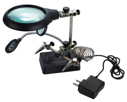 Лупа д/пайки 2.5х MG16129-C JA-M-32 KM-233/24/