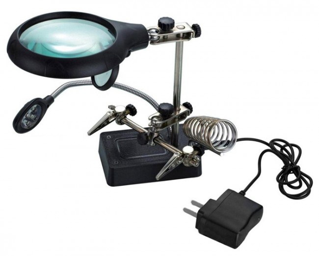 Лупа д/пайки 2.5х MG16129-C JA-M-32 KM-233/24/