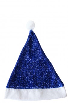 Шапка новогодняя в ассортименте ( крас., синий, золото, серебро) 12/1