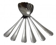 Ложка столовая набор 1/6 гладкая ручка /100/ KW-1862