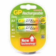 Аккумулятор GP 2700 mah AA HR6 BL2 цена за упаковку 2шт /10/