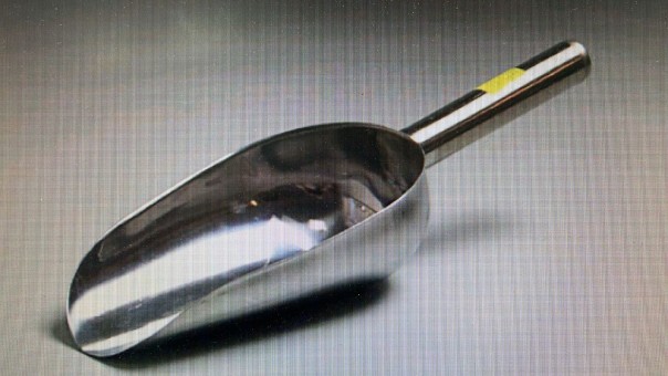 Совок нержавейка для круп маленький отк-0686