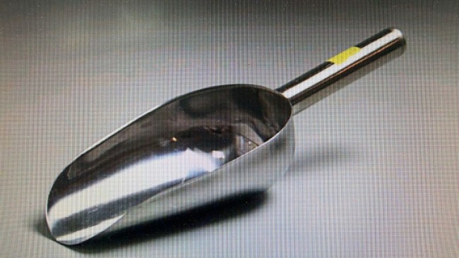 Совок нержавейка для круп маленький отк-0686