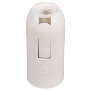 Электропатрон подвесной Ecola  Е14 белый /10/ К17