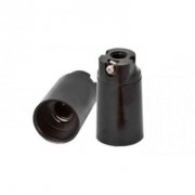 Электропатрон подвесной Ecola  Е14 черный /10/ 645389