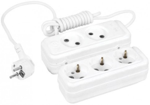 Сетевой удл. VI-TOK У5-Е (3гн.с/з+2гн.б/з) 16А 2м /45/ НФ-00000104