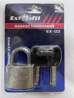 Замок  навесной  40мм  ExProfil  EX-122 отк-4637