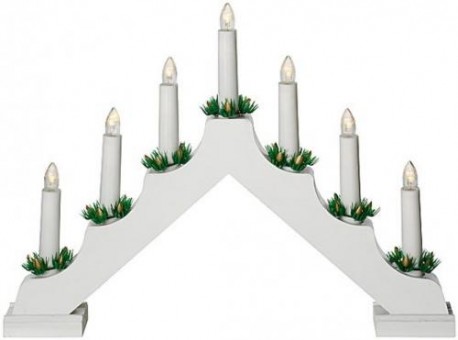 Горка финская новогодняя дерево белый цвет/12/ A7-R