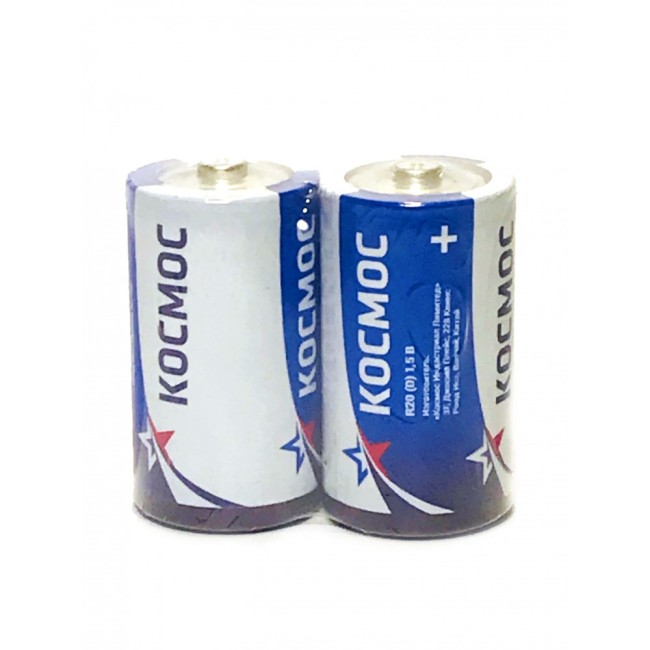 Батарейка Космос R20  1.5V Цена за 2шт /12х2/