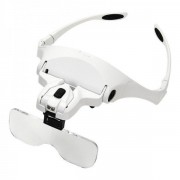 Лупа-очки+5насадок 1/1.5/2.0/2.5/3.5Х с подсвет.2д. "9892В2" Лупа-очки+5насадок 1/1.5/2.0/2.5/3.5Х с подсвет.2д. "9892В2"