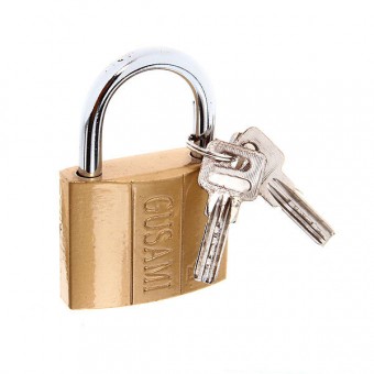 Замок навесной GUSAMI CGU265 50mm золото отк-1307/10/ Замок навесной GUSAMI CGU265 50mm золото отк-1307/10/