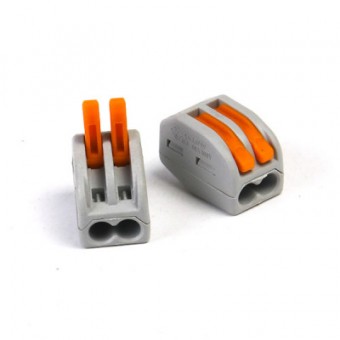 Клеммник  WAGO 2-х проводный с рычажком SBE-cwcc-2 /50/ 613224