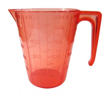 Стакан мерный пластиковый 250мл СМ000224 /80/