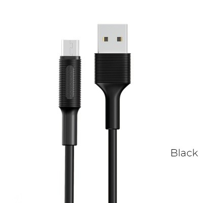 Кабель USB Micro   BX47 2.4A  1M черный
