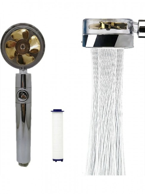 Лейка для душа с фильтром закрытая KW-5 цвет в асорт(сер,голуб,красн,зол)