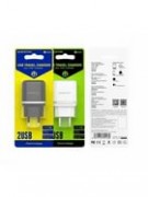 Переходник СЗУ на 2 USB BOROFONE 2.1А BA25A белый/черный Переходник СЗУ на 2 USB BOROFONE 2.1А BA25A белый/черный