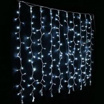 Гирлянда штора 2х2м белый свет улучшенная  8режимов MQ-2