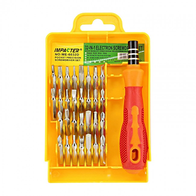 Набор отверток JK-6032E + пинцет 32/1 отк-2266