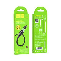 Кабель USB Micro  магнитный  X52 1M 2.4A HOCO черный