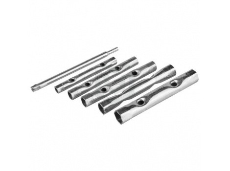 Набор трубчатых ключей 8-17мм 6/1 на блистаре  отк-2794